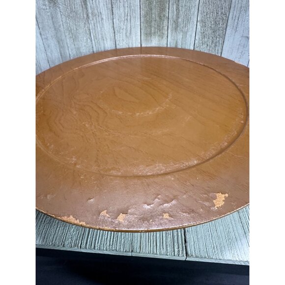 Vtg California Pottery Chips N Dip Lazy Susan Light & Dark Green Serving Set USA - Picture 5 of 9